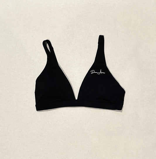 Logo Print Active Sports Bra